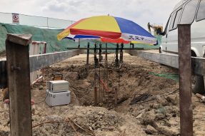 南京地铁1号线北延工程土建施工D1N-TA04标出入场线区间 工程完成3根试桩自平衡测试